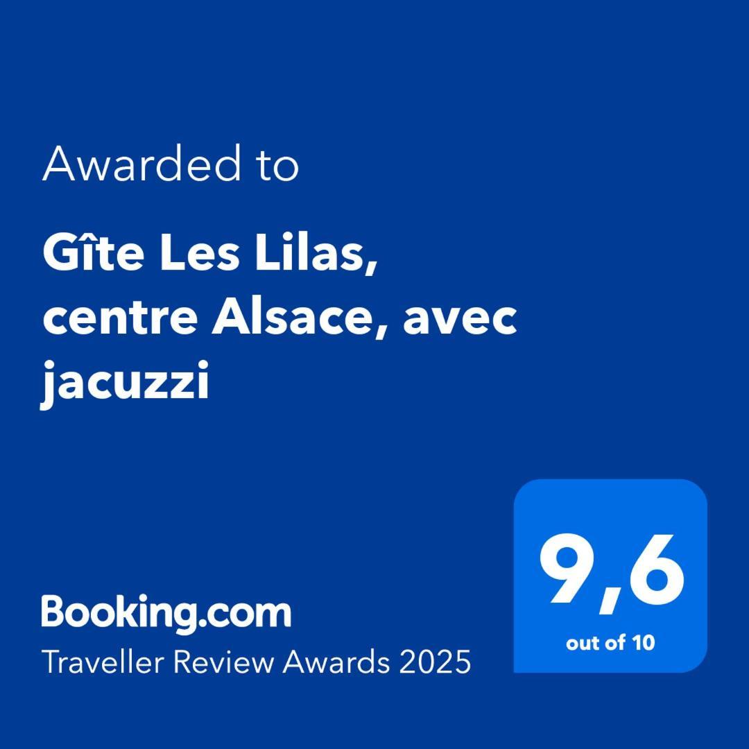 Gite Les Lilas, Centre Alsace, Avec Jacuzzi Mackenheim Kültér fotó